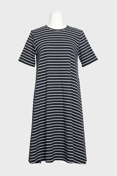 Amy Dress - Black Stripe