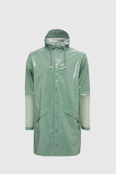 Ltd Long Jacket - Glossy Faded Green