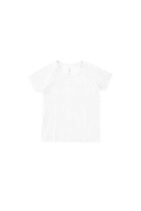 Slim Fit Waffle Tee - White