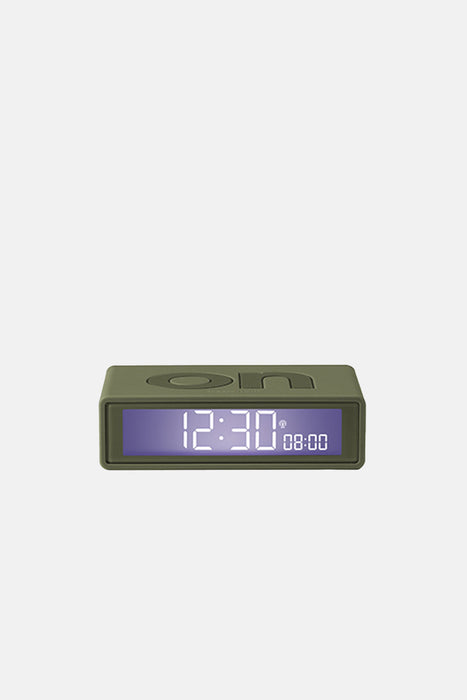 Flip+ Clock Reversible Alarm Clock - Khaki