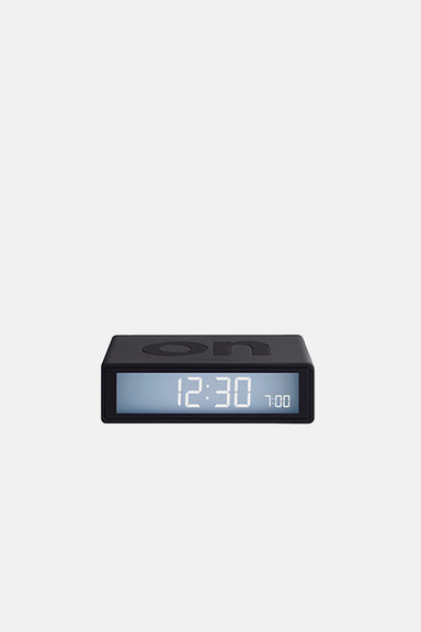 Flip+ Travel Reversible Alarm Clock - Dark Grey