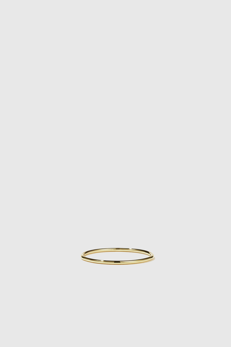 1mm Halo Band - 23ct Gold Plated