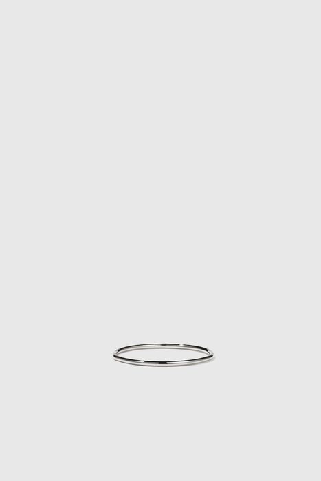 1mm Halo Band - Sterling Silver