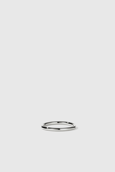 2mm Halo Band - Sterling Silver