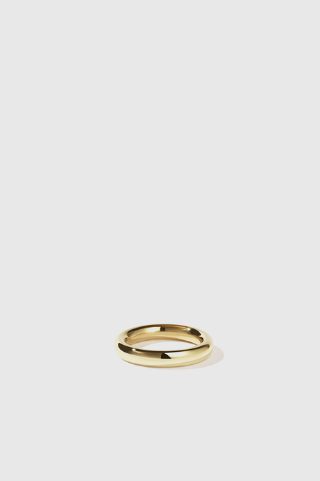 4mm Halo Band - 23ct Gold Plated