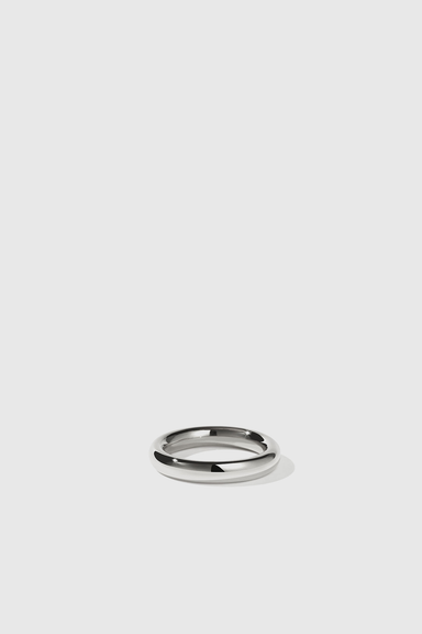 4mm Halo Band - Sterling Silver