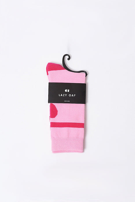 Back of Hearts Socks - Pink