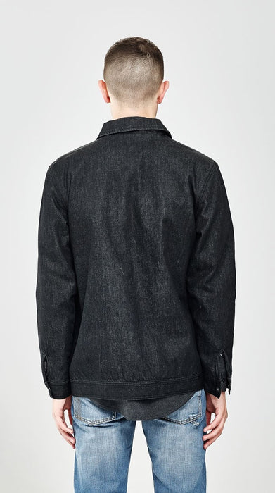 Coaches Jacket - Black Denim