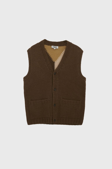 Appalachian Knit Waistcoat - Brown
