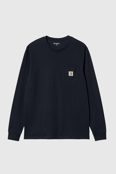 L/S Pocket T-Shirt - Dark Navy