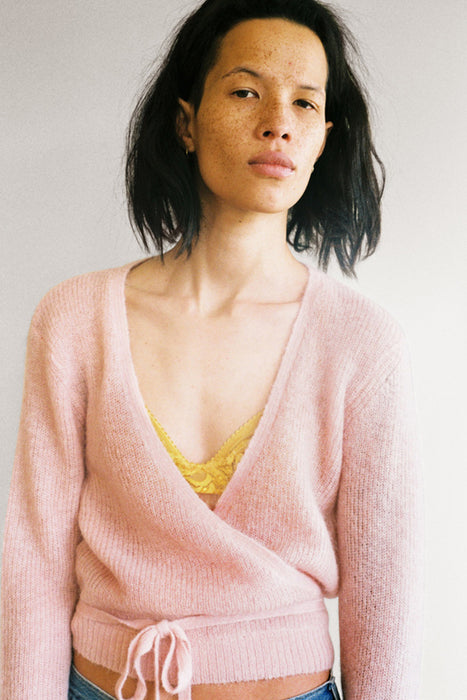 Renee Wrap Cardigan - Blush