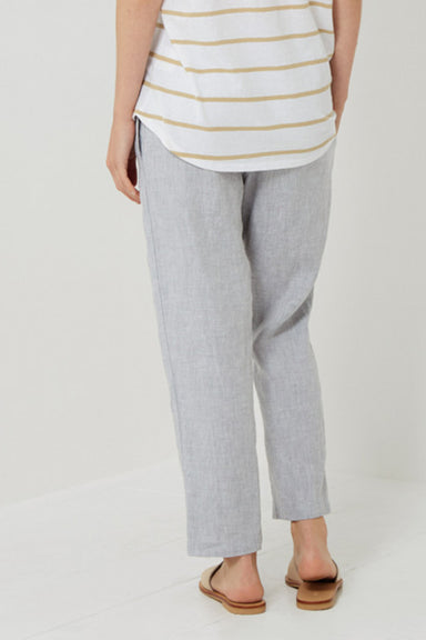 Anya Linen Pant - Textured Grey