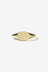 Mini Melrose Signet Ring - Gold Plated