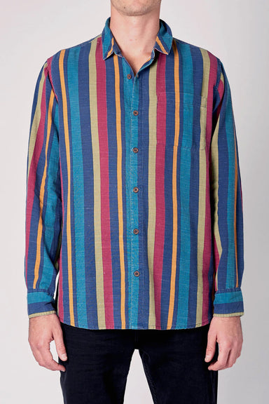 Men At Work Fat Stripe Shirt - Multi