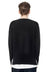 Split Hem Merino Crew - Black