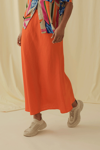 Essential Skirt - Tangerine