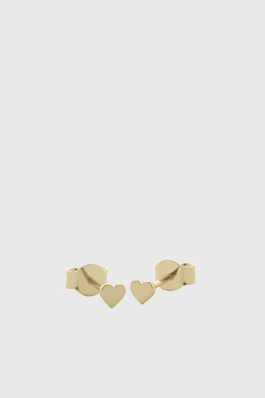 Heart Micro Studs - 9ct Gold