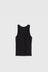 Racer Back Singlet - Black