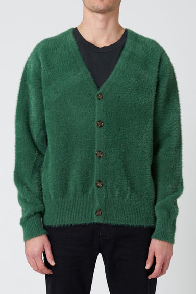 Shag Cardigan - Trade Green