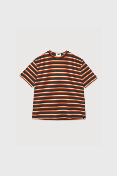 Triple Organic Jersey Stripe T-Shirt - Multi