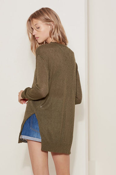 Vertical Knit - Deep Khaki