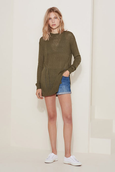 Vertical Knit - Deep Khaki