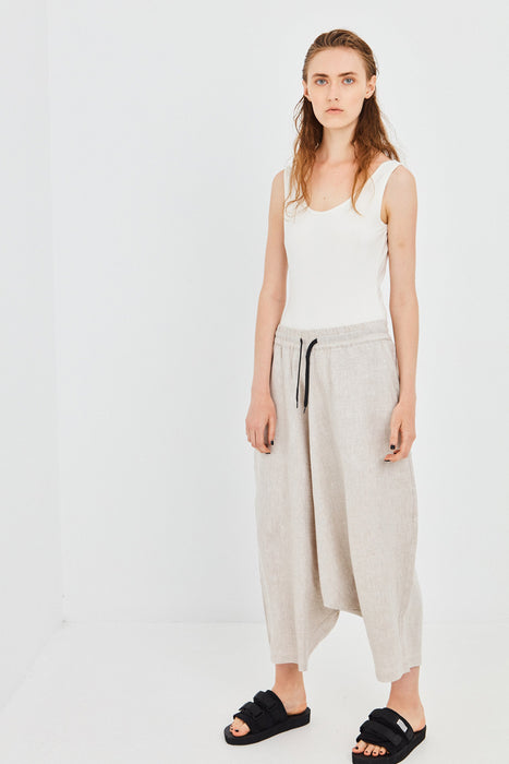 Untitled Pant - Natural Linen