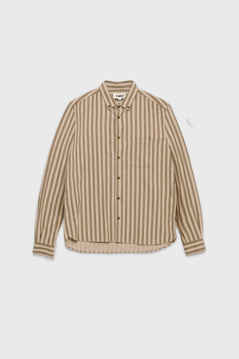 Dean Shirt - Ecru / Olive