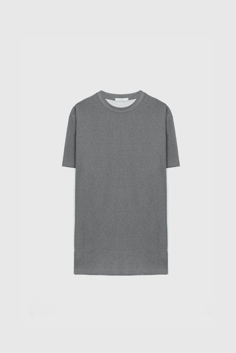 Yoke Back Short Sleeve Tee - Smoke